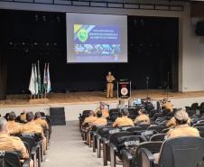 Batalhão de Patrulha Escolar Comunitária faz nivelamento do efetivo com palestras e instruções na Capital