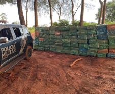 BPFron recupera caminhões e apreende cigarros e contrabando no Oeste do PR