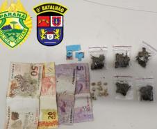Verão Consciente: PM apreende drogas sintéticas e maconha em Guaratuba (PR) e três são encaminhados