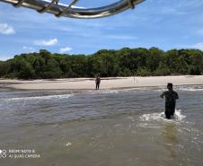 Batalhão Ambiental apreende rede de pesca na Ilha das Peças