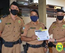 Policiais militares do 4º BPM recebem homenagem de Destaque do Mês e Destaque Operacional