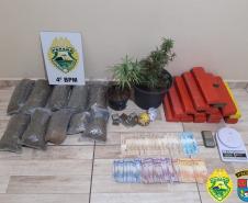 Em situações distintas, PM apreende quase 18 quilos de maconha, recupera carro e cumpre dois Mandados de Prisão no Noroeste do estado