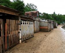 Fiscalização da Polícia Ambiental localiza ocupação irregular em área de proteção ambiental permanente em Paranaguá (PR)