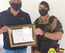 CONSEG homenageia policiais militares que se destacaram no serviço em Mandaguaçu (PR)