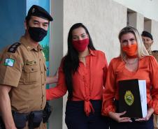 Policiais militares femininas do Quartel do Comando-Geral da PM são homenageadas no Dia Internacional da Mulher
