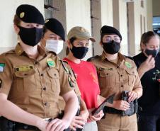 Policiais militares femininas do Quartel do Comando-Geral da PM são homenageadas no Dia Internacional da Mulher