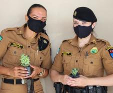 Policiais militares femininas do Quartel do Comando-Geral da PM são homenageadas no Dia Internacional da Mulher