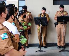 Policiais militares femininas do Quartel do Comando-Geral da PM são homenageadas no Dia Internacional da Mulher