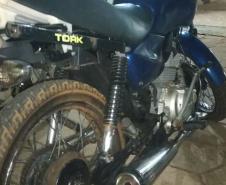 Polícia Militar apreende seis motocicletas irregulares durante fiscalização de trânsito na cidade de Santa Terezinha de Itaipu (PR)
