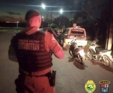 Polícia Militar apreende seis motocicletas irregulares durante fiscalização de trânsito na cidade de Santa Terezinha de Itaipu (PR)