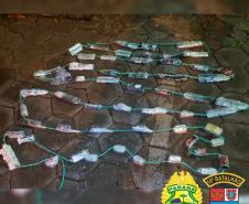 PM frustra esquema de repasse de drogas e celulares em cadeia pública de Guaíra e três são encaminhados