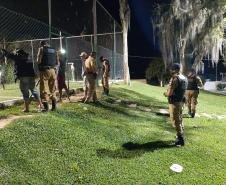 Cinco bares e uma quadra esportiva são abordados pela AIFU, na Região Metropolitana de Curitiba