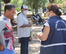 PM e Vigilância Sanitária deflagram ação conjunta contra a COVID-19 e fazem fiscalizações em Jacarezinho (PR)