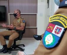 Comandante-Geral da PM preside passagem de comando de unidade de Rolândia e se reúne com autoridades no Norte do PR