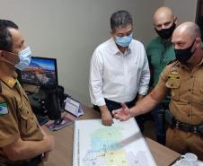 Comandante-Geral da PM preside passagem de comando de unidade de Rolândia e se reúne com autoridades no Norte do PR