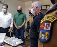 Comandante-Geral da PM preside passagem de comando de unidade de Rolândia e se reúne com autoridades no Norte do PR
