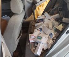 Policiais rodoviários apreendem veículo com dezenas de celulares contrabandeados em Iporã, no Noroeste do estado