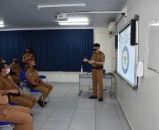 Comandante-Geral da PM visita o 2º Colégio da Polícia Militar em Londrina, no Norte do estado