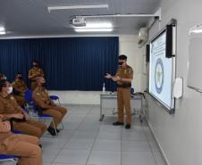 Comandante-Geral da PM visita o 2º Colégio da Polícia Militar em Londrina, no Norte do estado