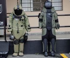 Esquadrão Antibombas recebe novos trajes de R$ 1,2 milhão para atendimentos de ocorrências