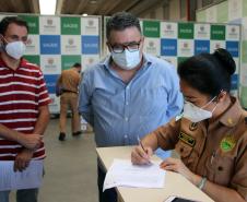 Hospital da Polícia Militar recebe 12 respiradores e 12 monitores do governo e terá ampliação de leitos