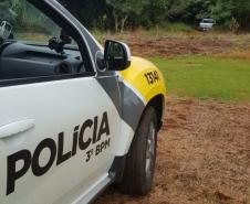 Instantes após roubo, PM recupera carro em Pato Branco, no Sudoeste do Paraná