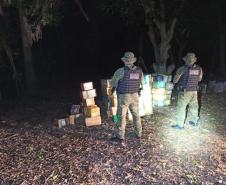 BPFron apreende mais de uma tonelada de maconha em Terra Roxa (PR), durante a Operação Hórus