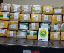 BPFron apreende mais de uma tonelada de maconha em Terra Roxa (PR), durante a Operação Hórus