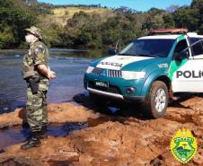 No Noroeste do estado, PM apreende quase 30 metros de rede e quase 500 quilos de peixes durante fiscalização da Piracema