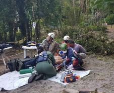 Helicóptero do BPMOA faz resgates na RMC e Litoral no feriado de Páscoa