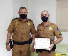Comandante do BPRv homenageia policiais da unidade durante almoço em Curitiba