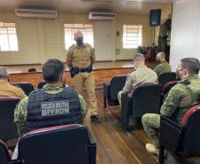 Comandante-Geral da PM visita unidades da PM no Oeste do estado