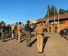 Comandante-Geral da PM visita unidades da PM no Oeste do estado