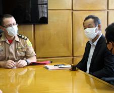 Vice-cônsul do Japão visita Quartel do Comando-Geral da PM em Curitiba