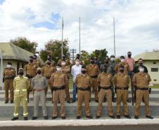 Batalhão da PM de Foz do Iguaçu (PR) recebe novo Comandante durante solenidade