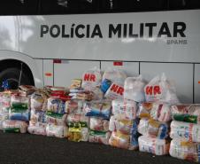 Para marcar aniversário, Polícia Ambiental arrecada 5,6 toneladas de alimentos