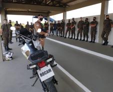 Policiais da ROCAM ministram instrução de pilotagem defensivas a militares das Forças Armadas em Curitiba