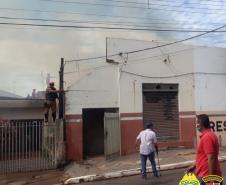 PM do BPRv salva quatro pessoas de incêndio em um restaurante no Noroeste do estado