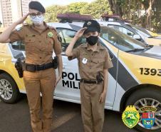 Fã da PM recebe visita de policiais em seu aniversário, em Maringá (PR)