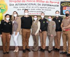 Profissionais de saúde são homenageados no Hospital da Polícia Militar em comemoração ao Dia Internacional do Enfermeiro