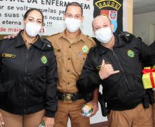 Profissionais de saúde são homenageados no Hospital da Polícia Militar em comemoração ao Dia Internacional do Enfermeiro