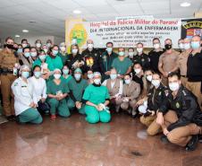 Profissionais de saúde são homenageados no Hospital da Polícia Militar em comemoração ao Dia Internacional do Enfermeiro