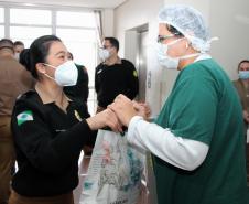 Profissionais de saúde são homenageados no Hospital da Polícia Militar em comemoração ao Dia Internacional do Enfermeiro