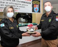 Profissionais de saúde são homenageados no Hospital da Polícia Militar em comemoração ao Dia Internacional do Enfermeiro