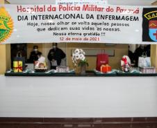 Profissionais de saúde são homenageados no Hospital da Polícia Militar em comemoração ao Dia Internacional do Enfermeiro