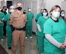 Profissionais de saúde são homenageados no Hospital da Polícia Militar em comemoração ao Dia Internacional do Enfermeiro