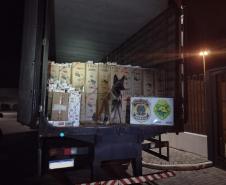 Durante Operação Hórus, cerca de R$ 1 milhão em cigarros contrabandeados é apreendido em Altônia e Guaíra, na região fronteiriça do estado