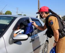 Orientações sobre trânsito viário são reforçados durante blitz educativa do Maio Amarelo em Almirante Tamandaré (PR)