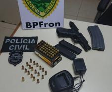 Operação conjunta do BPFron e da Polícia Civil culmina em dois mandados de prisão cumpridos em Francisco Alves (PR)