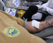 BPRV encerra maio amarelo com doação de sangue no HEMEPAR